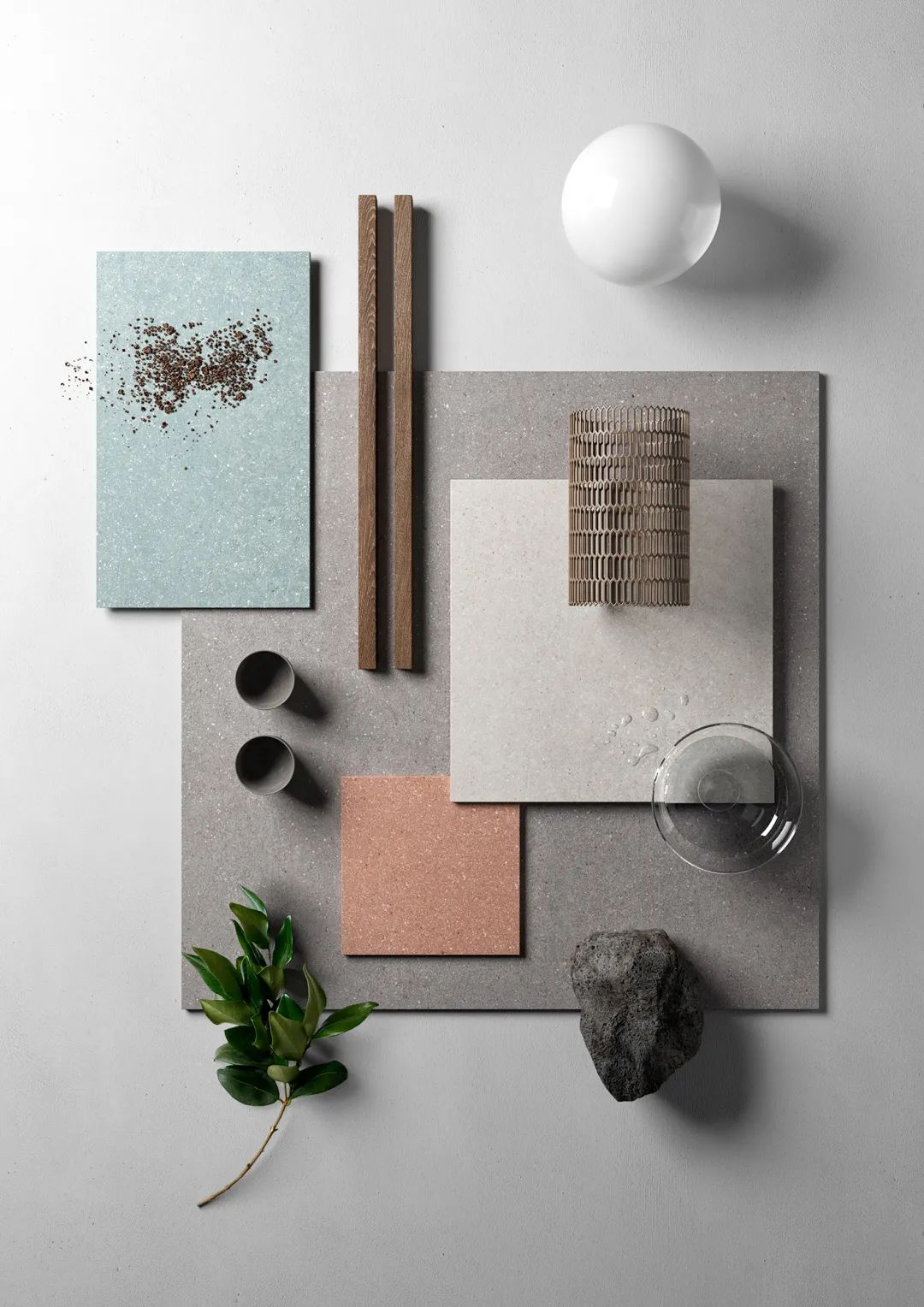 M·新品推薦 | 自愈系水磨石巖板，色彩清新，活潑卻不張揚(yáng)(圖1)